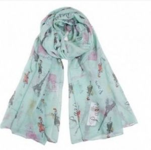 LOF scarf, very large, Paris print
